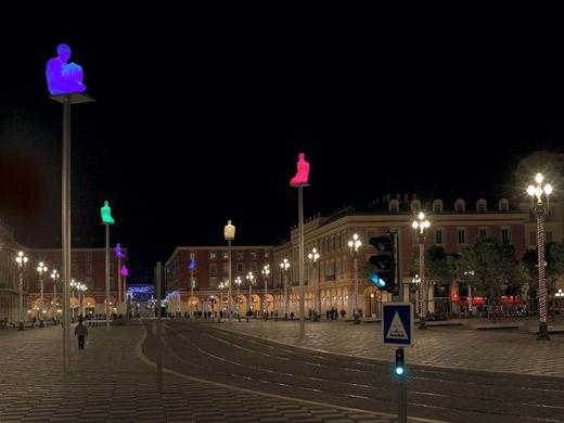 NICE (France) - public art commissions for the new light rail transit system